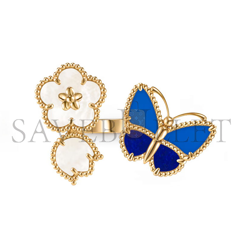 V*n Cl**f arpels lucky spring butterfly between the finger ring vcarpkgt00
